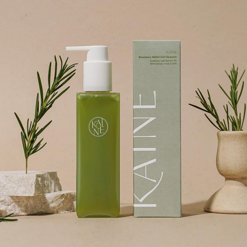 Rosemary Relief Gel Cleanser – KAINE | Limpiador en Gel con Romero para Calmar, Purificar y Refrescar la Piel