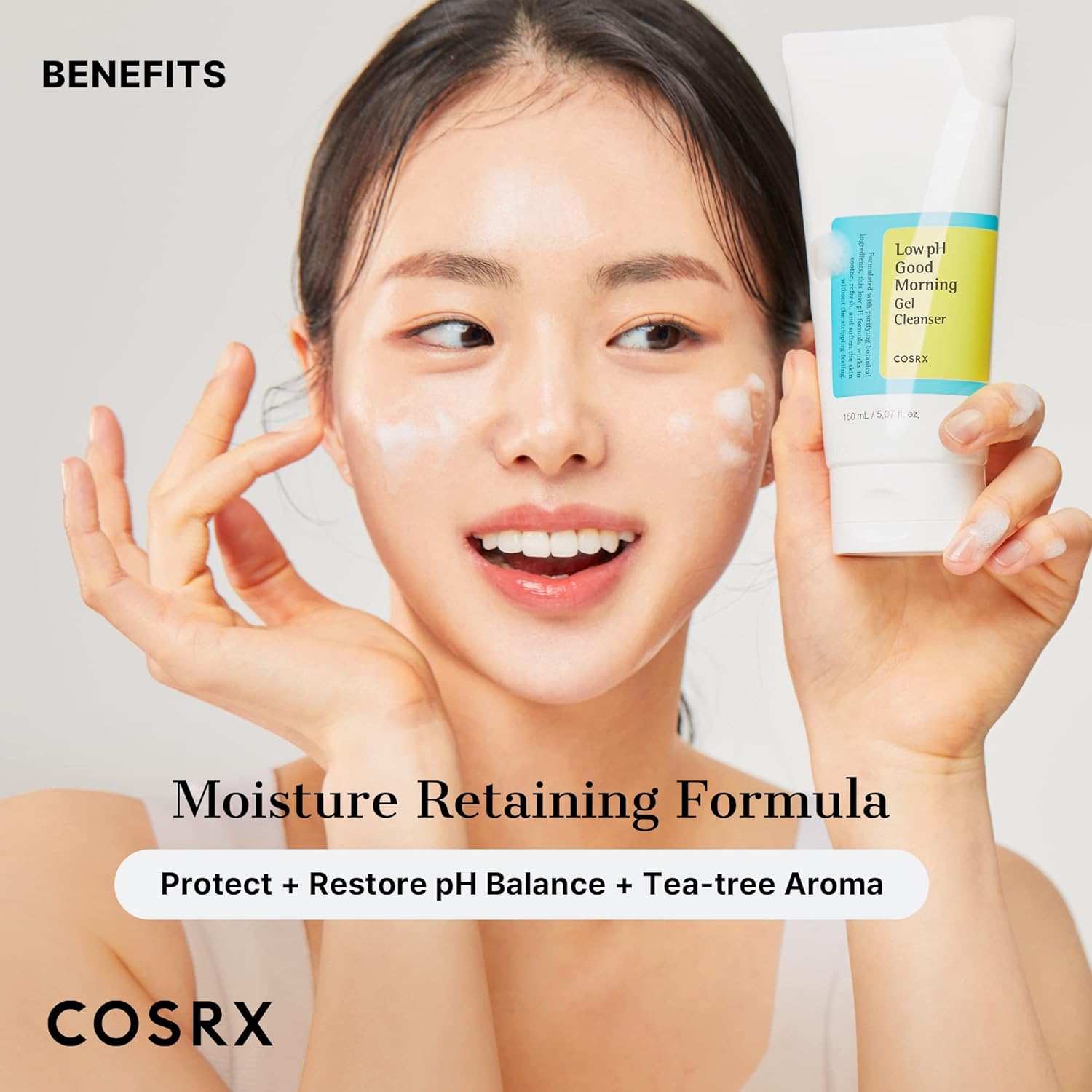 Gel Limpiador de Bajo pH - Low pH Good Morning Gel Cleanser COSRX 150 ml | Limpieza Suave y Equilibrio