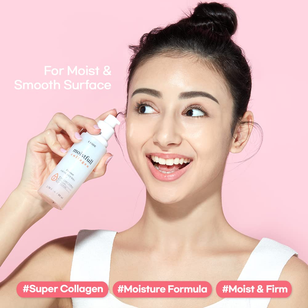 Esencia Hidratante con Colágeno Hidrolizado - Moistfull Collagen Essence Etude House | Elasticidad y Suavidad