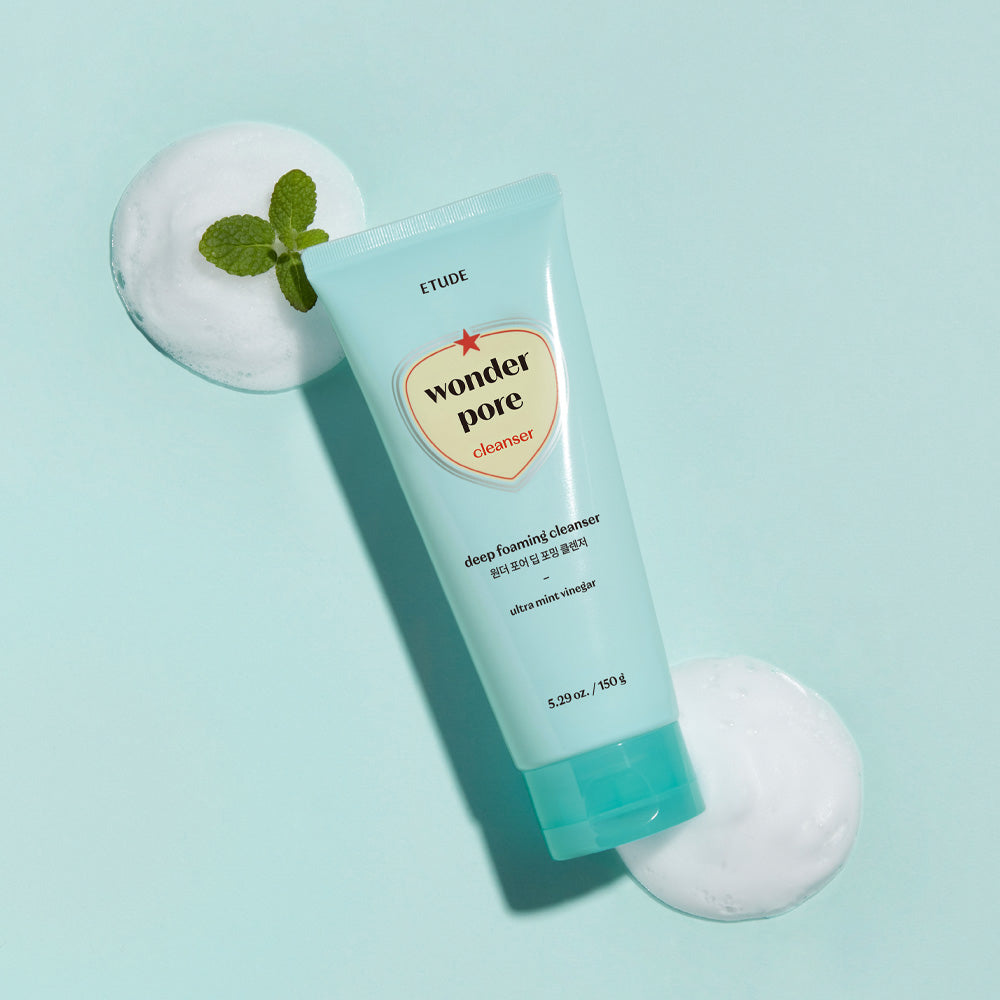 Wonder Pore Deep Foaming Cleanser – ETUDE HOUSE | Limpiador Facial Profundo para Piel Grasa y Poros Dilatados