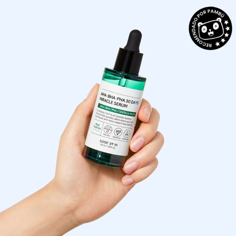 Some By Mi AHA.BHA.PHA 30 Days Miracle Serum – Sérum Exfoliante para Acné, Poros y Textura Irregular