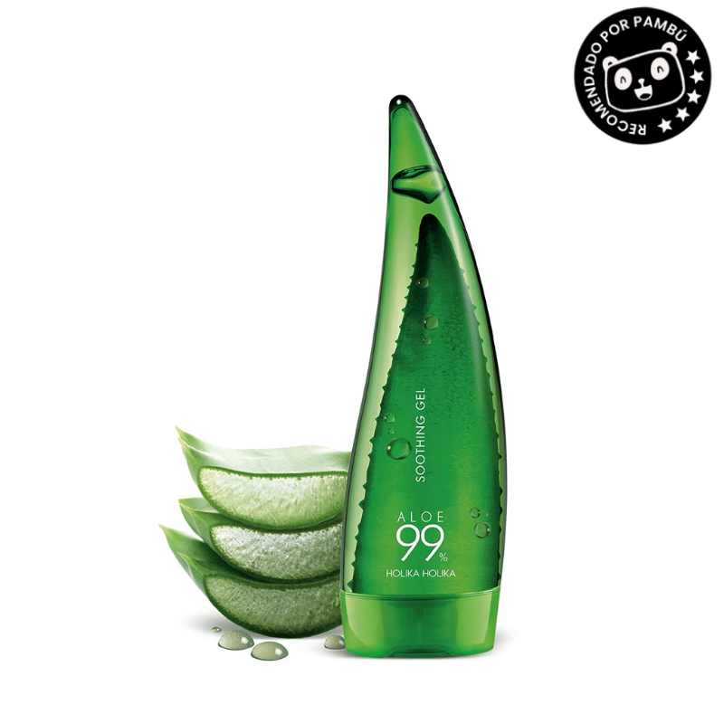 Gel Hidratante de Aloe Vera 99% - Holika Holika Soothing Gel 250ml | Calma e Hidratación Intensiva