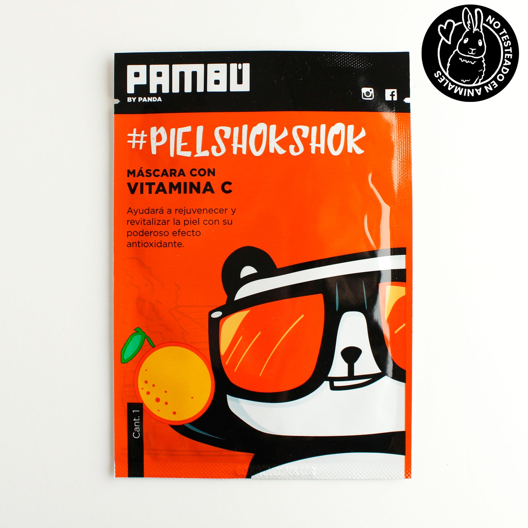 Mascarilla Pambú esencia de Vitamina C