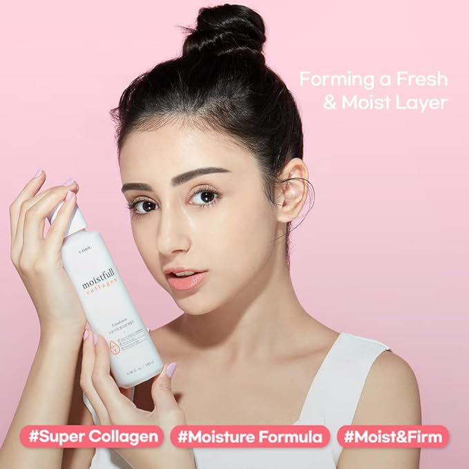 Emulsión Hidratante con Colágeno - Moistfull Collagen Emulsion Etude House 180ml | Nutrición y Elasticidad