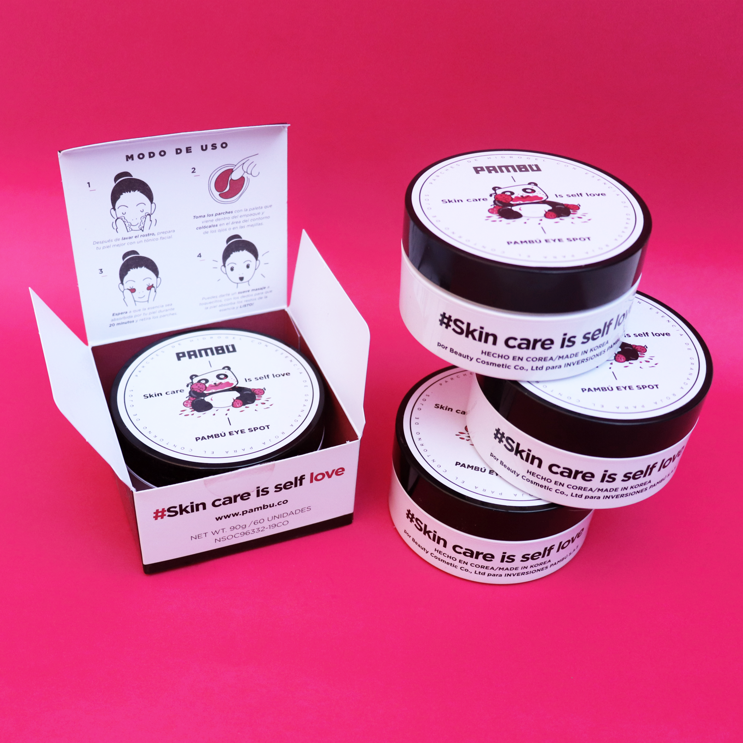 PAMBÚ Eye Spot - Parches de Hidrogel para el Contorno de Ojos | Hidratación y Reducción de Ojeras