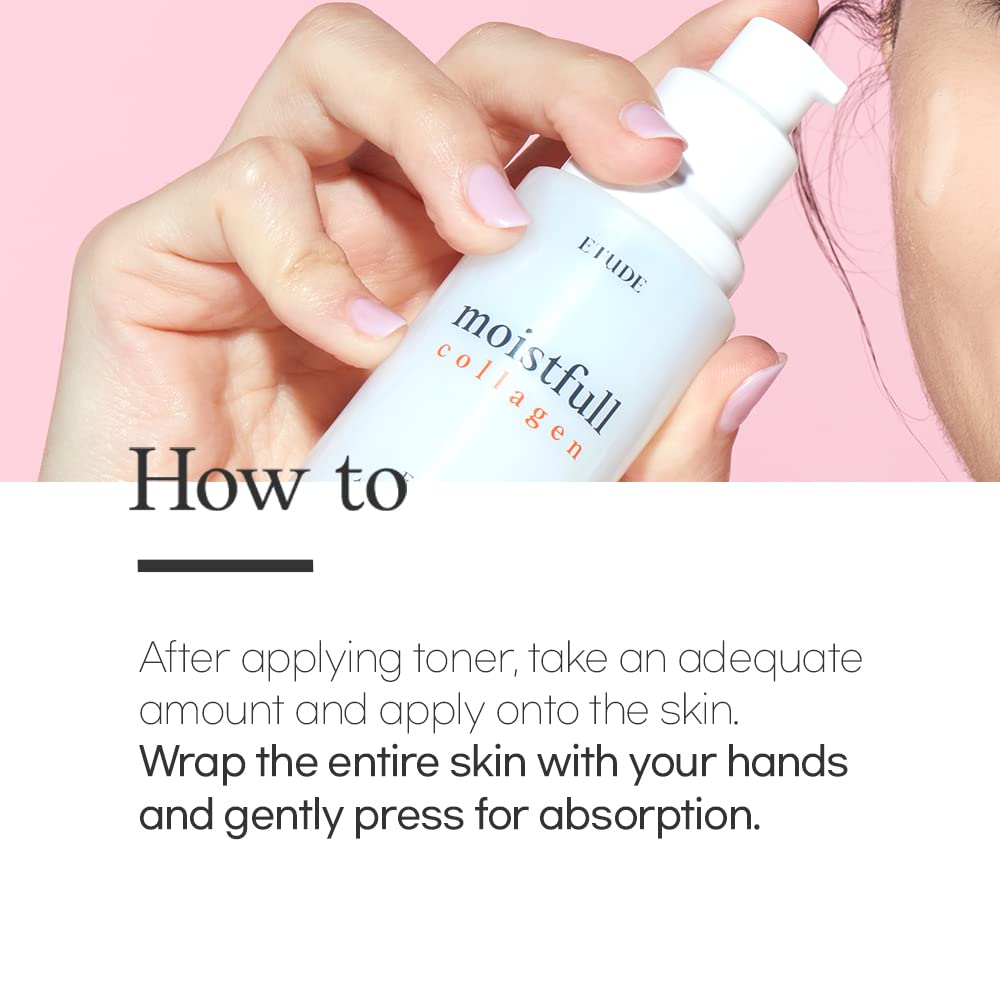 Esencia Hidratante con Colágeno Hidrolizado - Moistfull Collagen Essence Etude House | Elasticidad y Suavidad