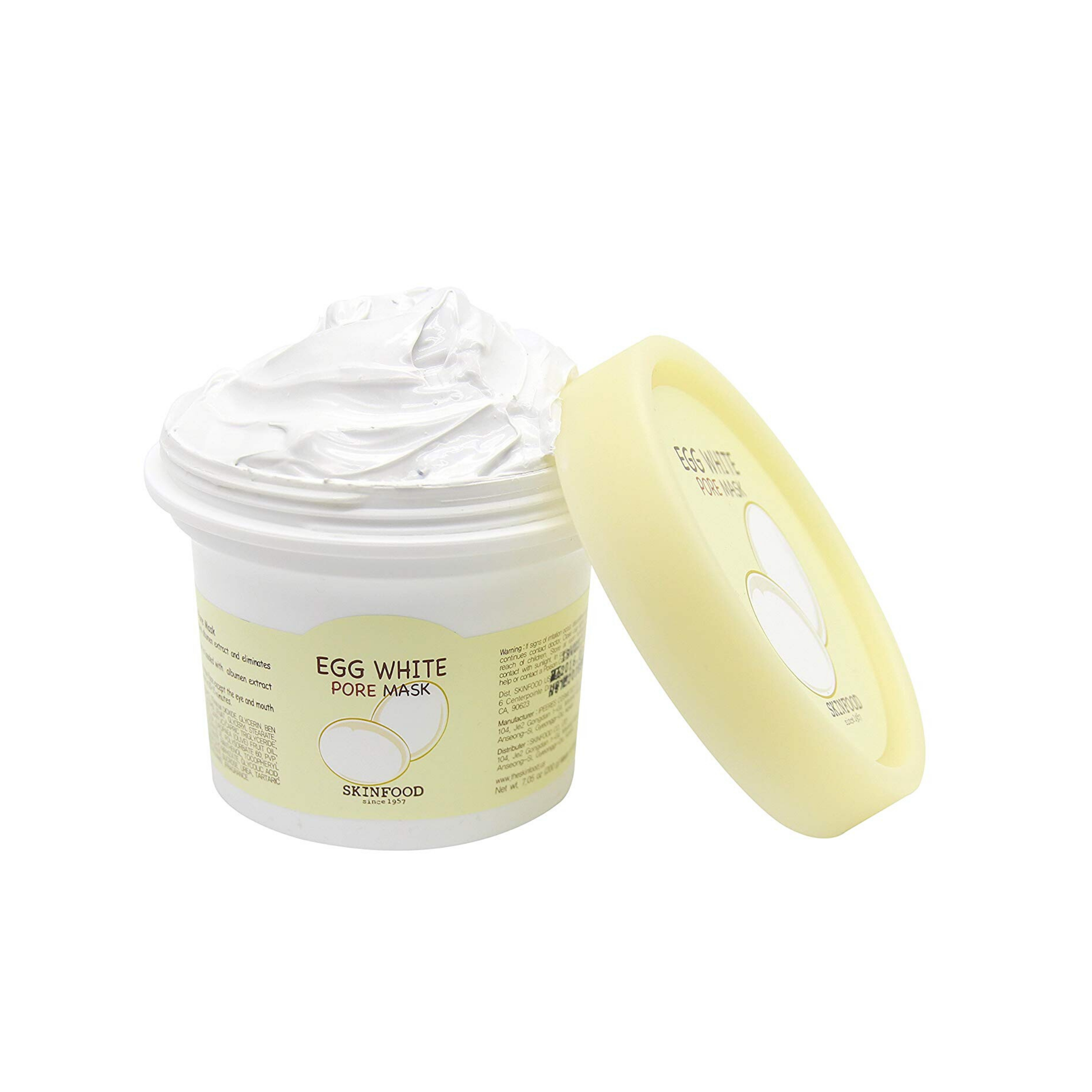 Mascarilla Refinadora de Poros de SKINFOOD [Egg White Pore Mask]