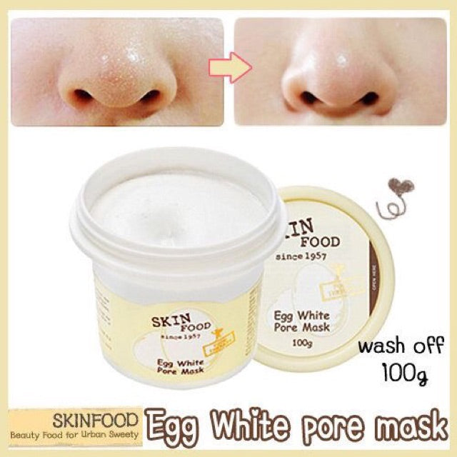 Mascarilla Refinadora de Poros de SKINFOOD [Egg White Pore Mask]
